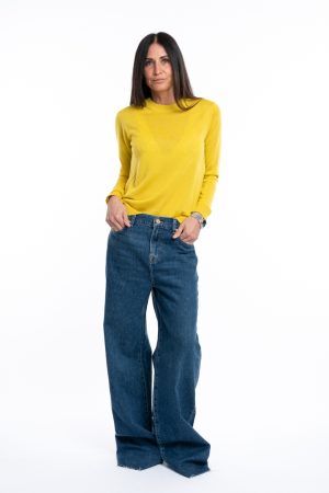 Maglia girocollo in lana