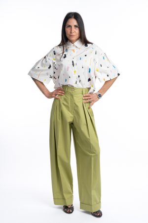 Camicia cotone fantasia