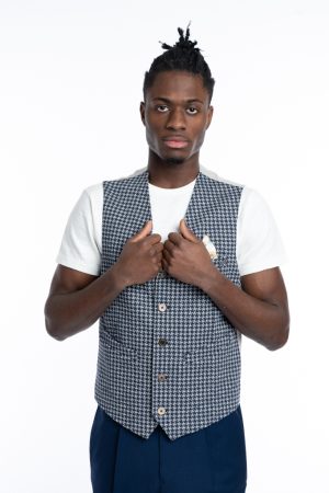 Gilet Drug pied de poule ela