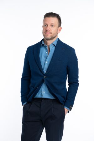 Giacca Napoli jersey melange