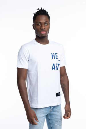 T-shirt Heart ricamato