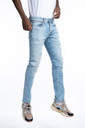 jeans Bone skinny chiaro strap