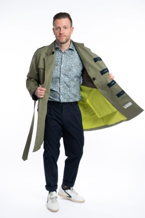 Trench Land cotone compact
