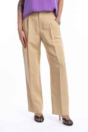 Pantalone  viscosa-lino