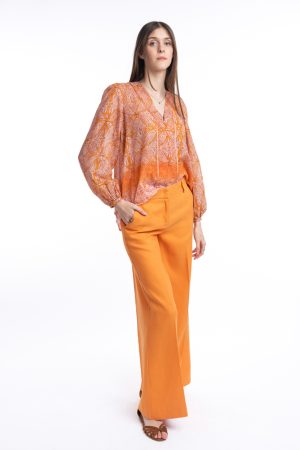 Camicia Peggy mussola fantasia