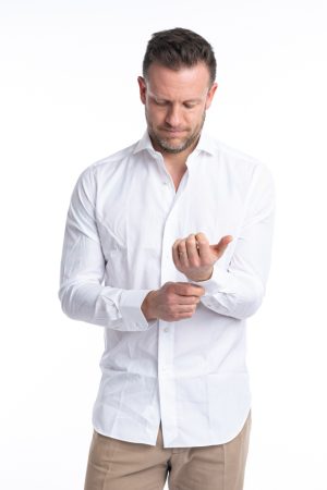 Camicia cotone twill 140/2