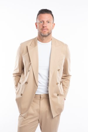 Giacca doppiopetto Jersey