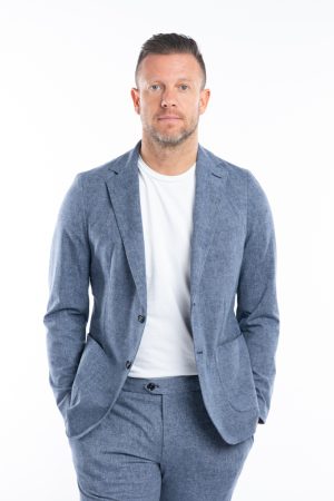 Giacca monopetto jersey st.can