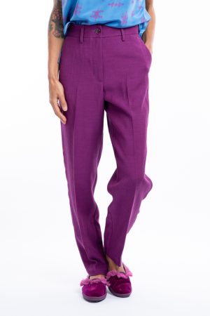 Pantalone viscosa-lino
