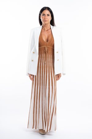 Abito lurex bi-color