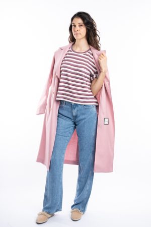 Cappotto Luce lungo in lino