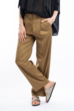 Pantalone drill fluido cupro